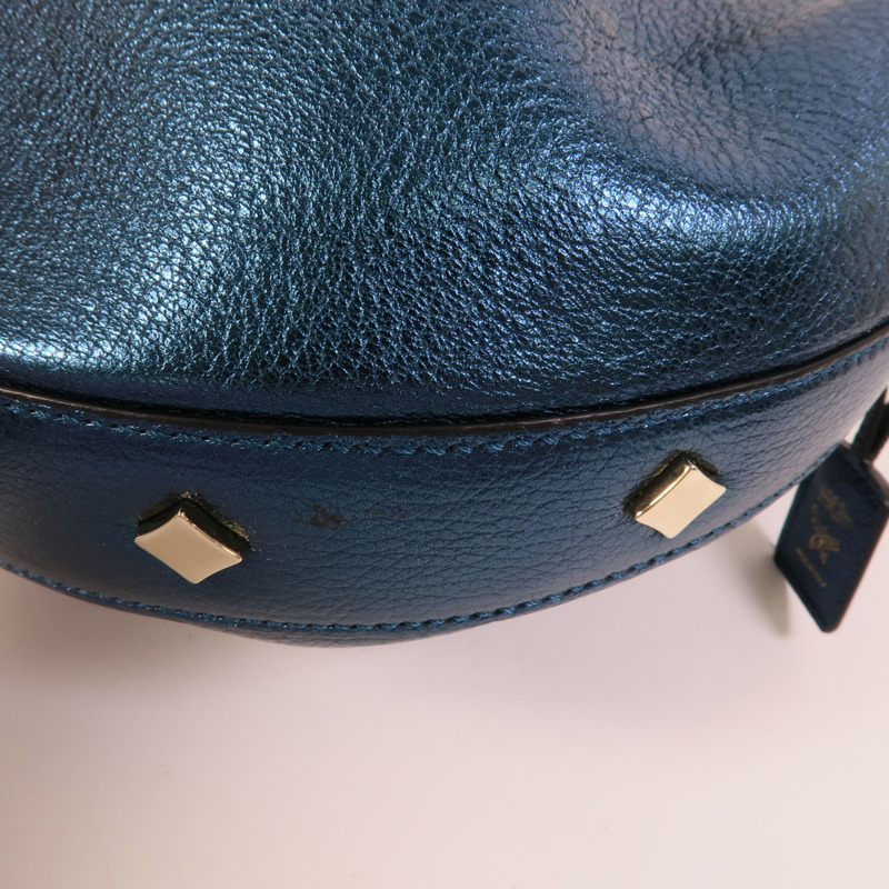 MCM 牛皮皮革2 Way Shoulder Bag手挽肩背兩用袋-14