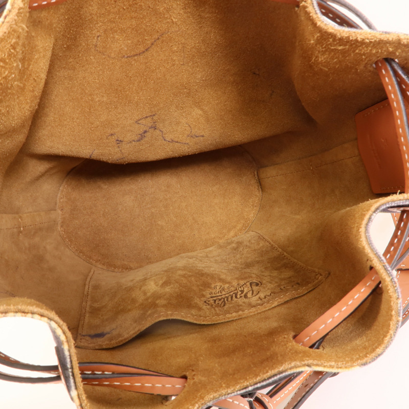 LOEWE 帆布/Raffia Small Balloon Bag肩背袋-5