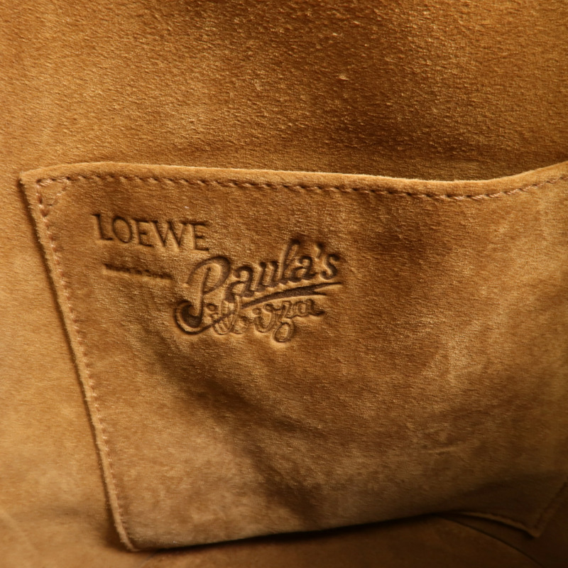 LOEWE 帆布/Raffia Small Balloon Bag肩背袋-7