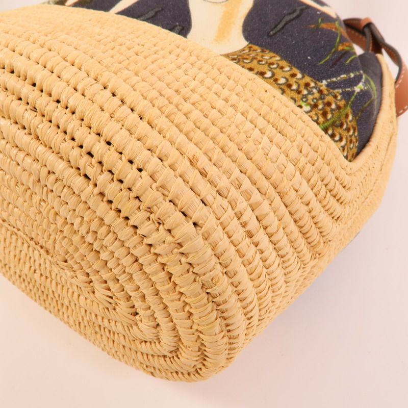 LOEWE 帆布/Raffia Small Balloon Bag肩背袋-10