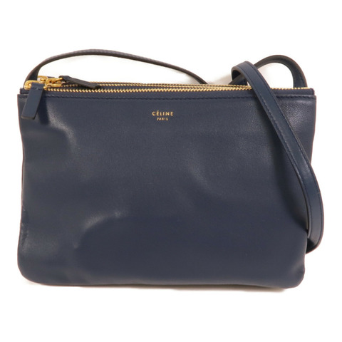 CELINE 羊皮皮革Trio Small肩背袋