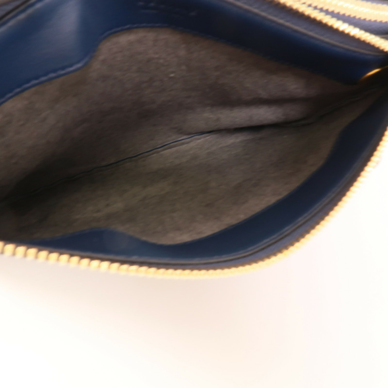 CELINE 羊皮皮革Trio Small肩背袋-5