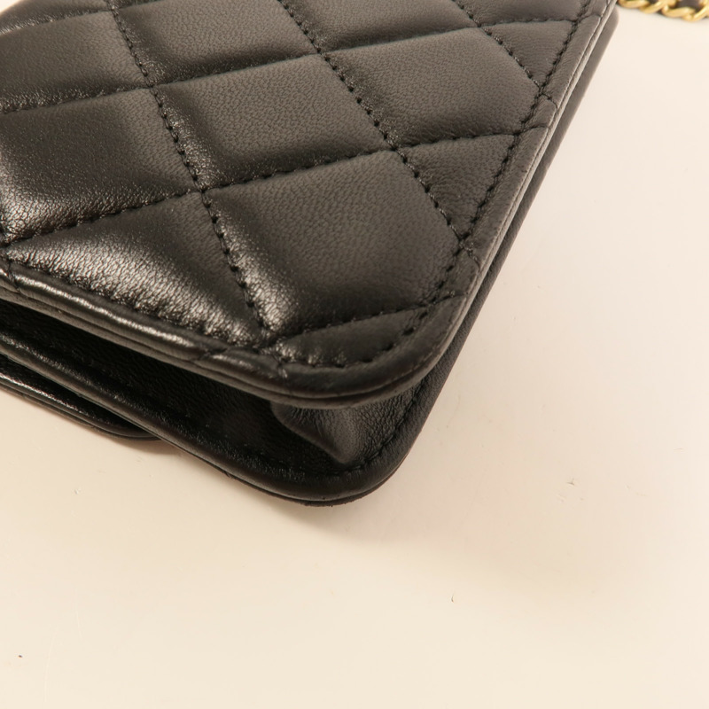 CHANEL 羊皮皮革Phone Bag肩背袋-13