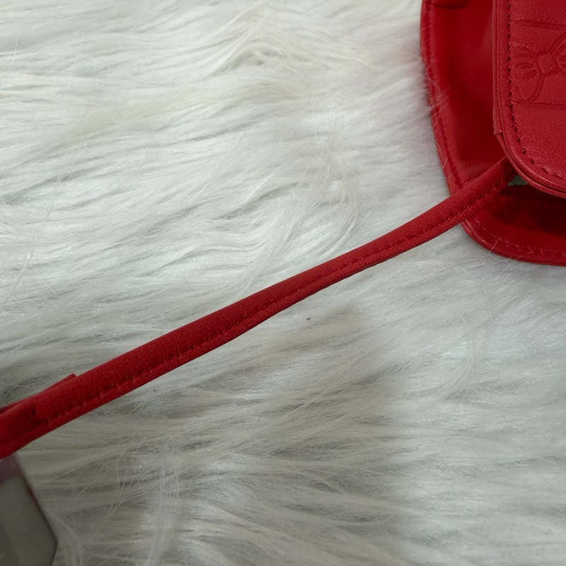 CHANEL A28587 紅羊皮 銀釦 多元素 拉鍊 化妝包 萬用包-24