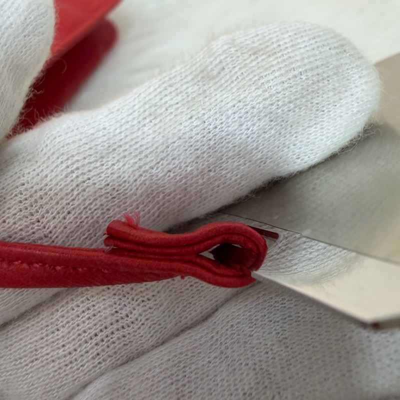 CHANEL A28587 紅羊皮 銀釦 多元素 拉鍊 化妝包 萬用包-44