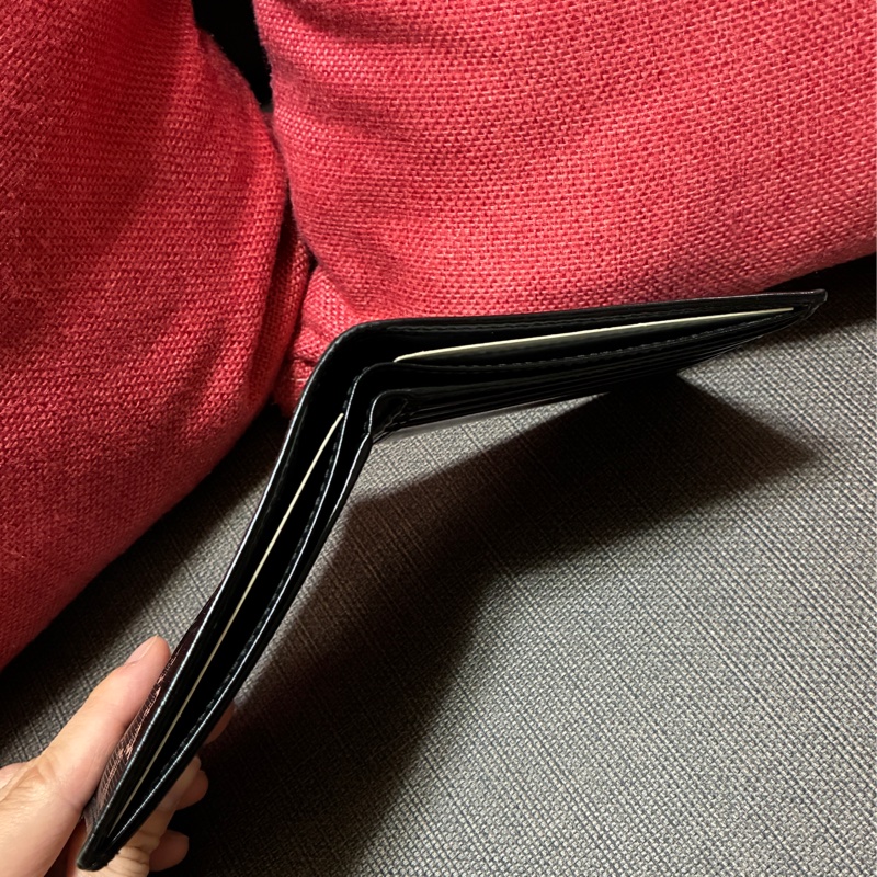 GUR黑色GG壓紋短夾-2