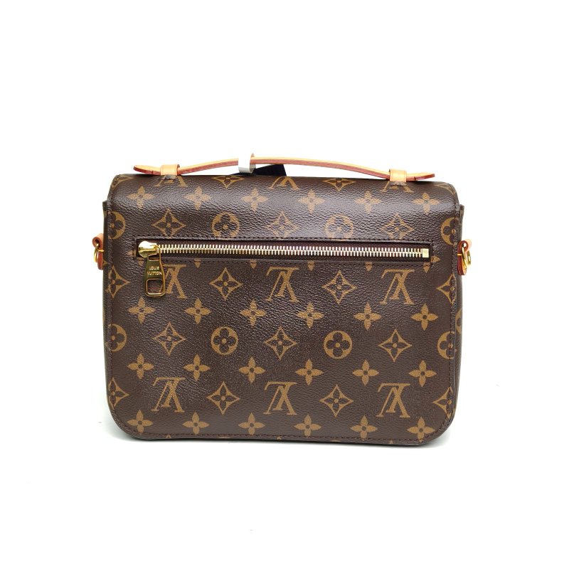 LOUIS VUITTON MetisPochette郵差包老花PVC金扣2017肩背包-2