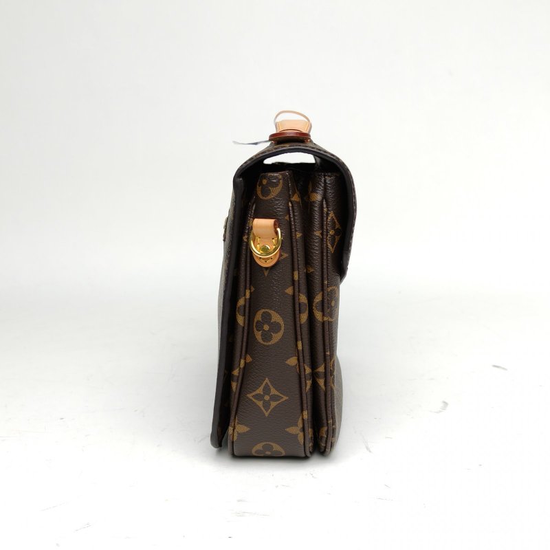 LOUIS VUITTON MetisPochette郵差包老花PVC金扣2017肩背包-3