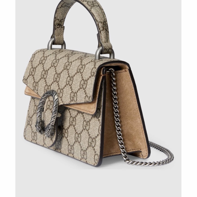 Gucci 女士 Dionysus 迷你單肩包均碼碼MINI、18cm*6cm*12cm-3