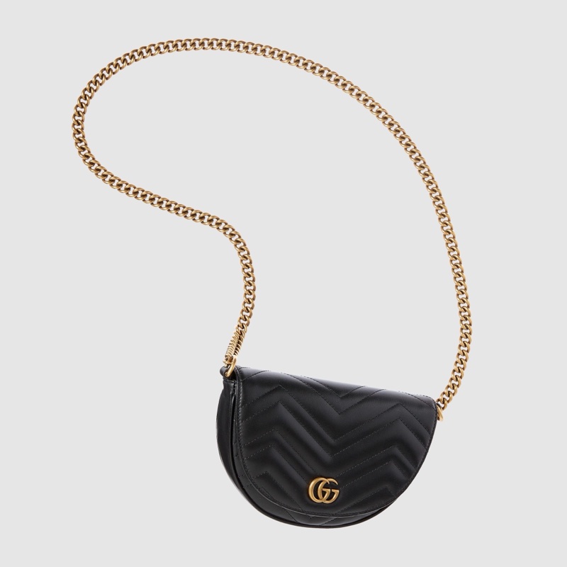 Gucci 女士 馬蒙GG Marmont迷你斜挎包均碼碼MINI、20cm*4cm*14cm-4