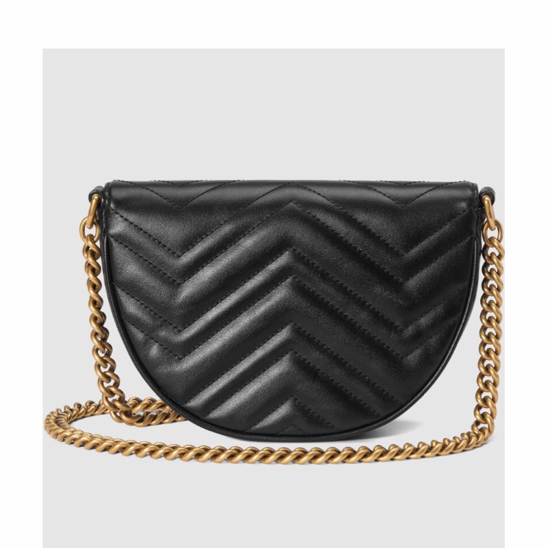 Gucci 女士 馬蒙GG Marmont迷你斜挎包均碼碼MINI、20cm*4cm*14cm-5