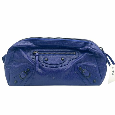 【美收精品】Balenciaga 機車化妝包 C-430【隔月月中將轉賣至日本 上架期限30天】