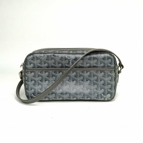 GOYARD Cap-Vert相機包22灰色PVC肩背包
