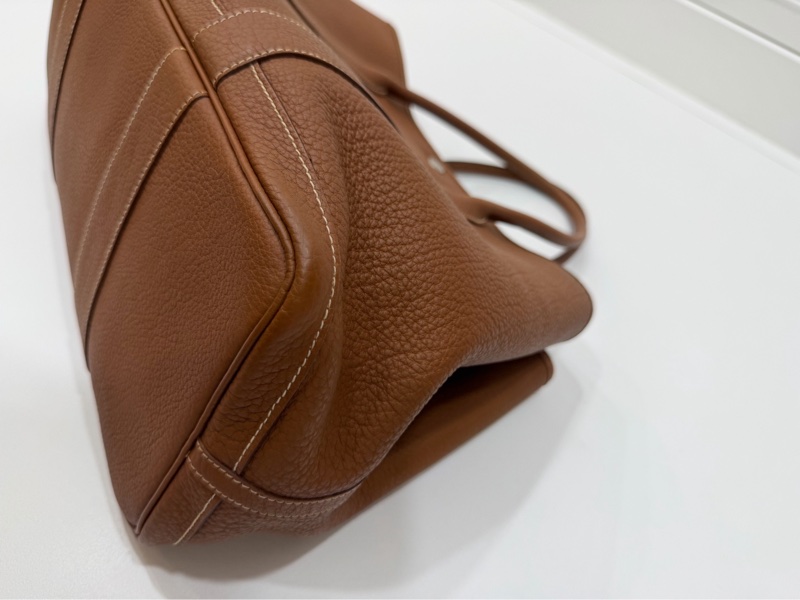 hermes 愛馬仕 garden party 36 花園派對 金棕 手提包 肩背包 購物包 公事包-13