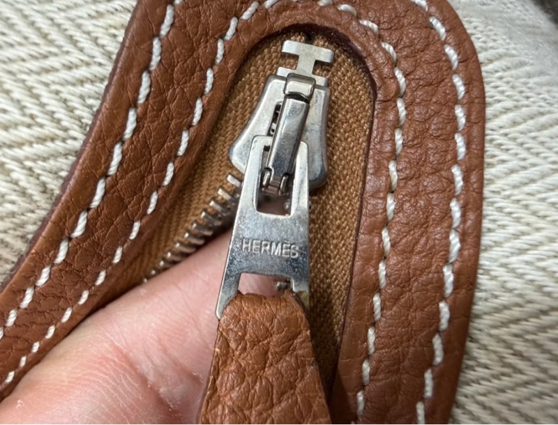 hermes 愛馬仕 garden party 36 花園派對 金棕 手提包 肩背包 購物包 公事包-19