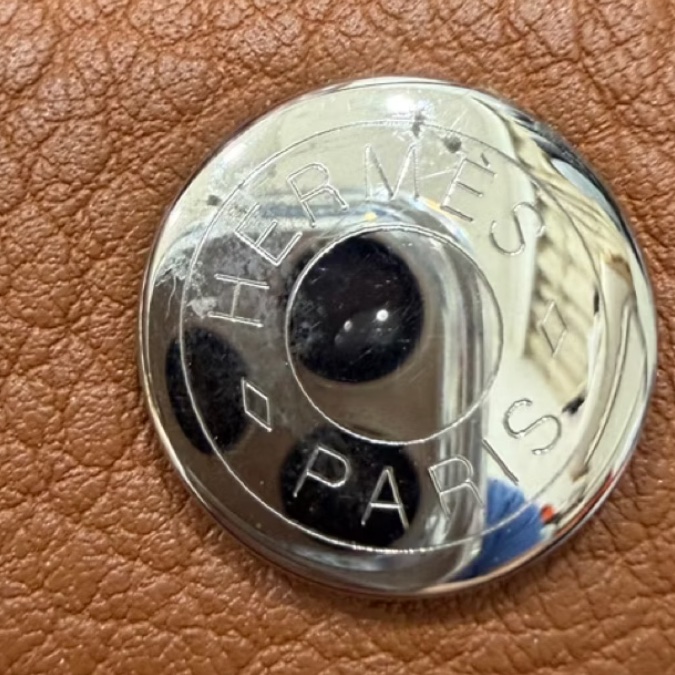 hermes 愛馬仕 garden party 36 花園派對 金棕 手提包 肩背包 購物包 公事包-30