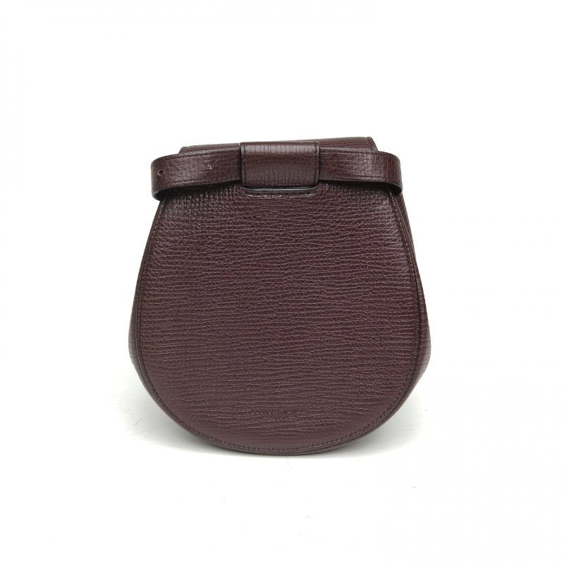 BOTTEGA VENETA 咖啡色牛皮中古斜挎包mini肩背包-2