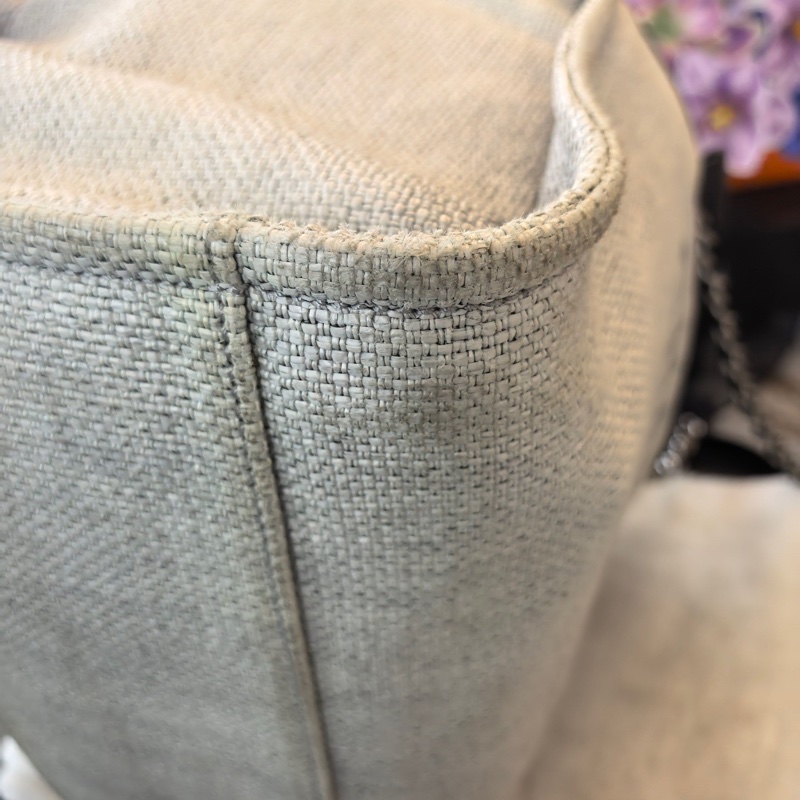 Chanel/香奈兒  沙灘包托特包 22開   底長38-12