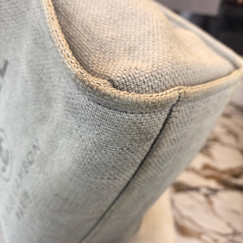 Chanel/香奈兒  沙灘包托特包 22開   底長38-14