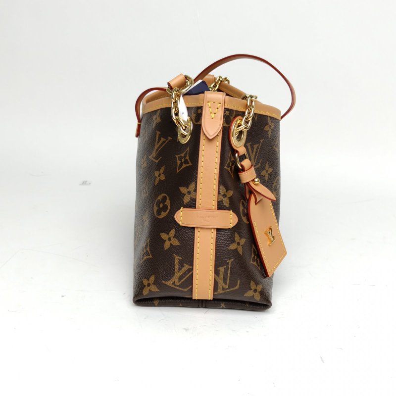 LOUIS VUITTON CARRYALLBB老花PVC金扣晶片肩背包-3