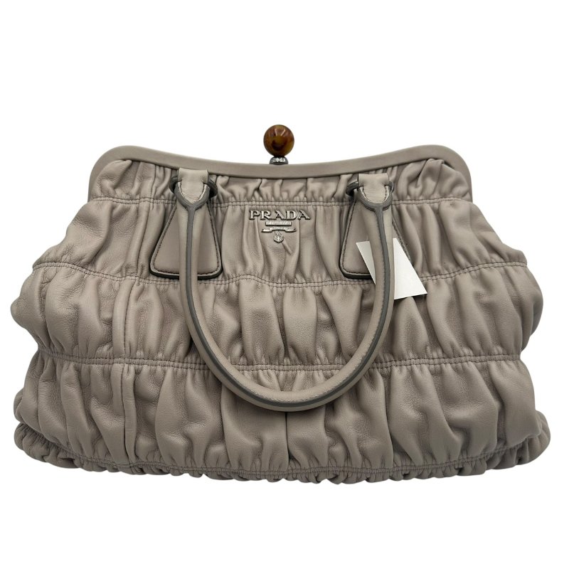 【美收精品】Prada白色手提包 C-432【隔月月中將轉賣至日本 上架期限30天】-0