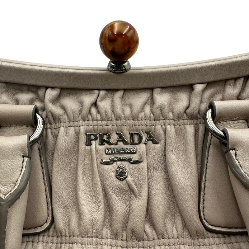 【美收精品】Prada白色手提包 C-432【隔月月中將轉賣至日本 上架期限30天】-9