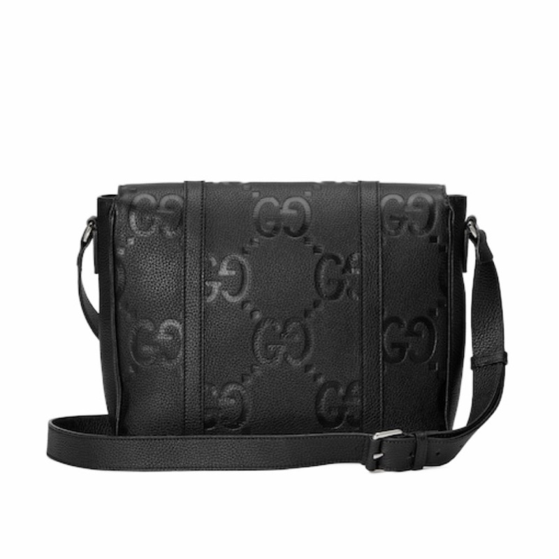 Gucci 男士 JUMBO GG 中號單肩包均碼碼中號、31cm*6cm*24.5cm-3