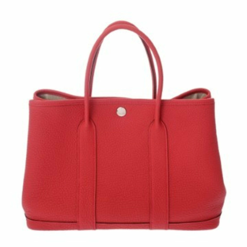 愛馬仕花園派對 PM 九重葛 T 字印記（約 2015 年）女士 Negonda 手提包 A 級二手 Ginzo-0