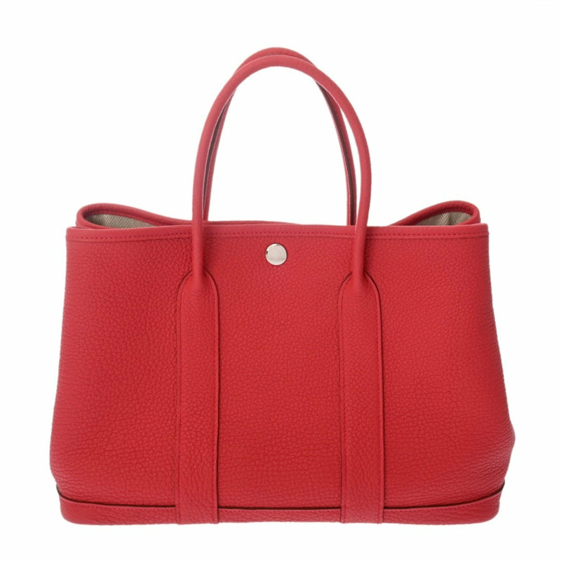 愛馬仕花園派對 PM 九重葛 T 字印記（約 2015 年）女士 Negonda 手提包 A 級二手 Ginzo-1