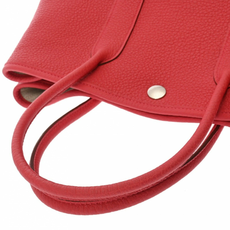 愛馬仕花園派對 PM 九重葛 T 字印記（約 2015 年）女士 Negonda 手提包 A 級二手 Ginzo-3