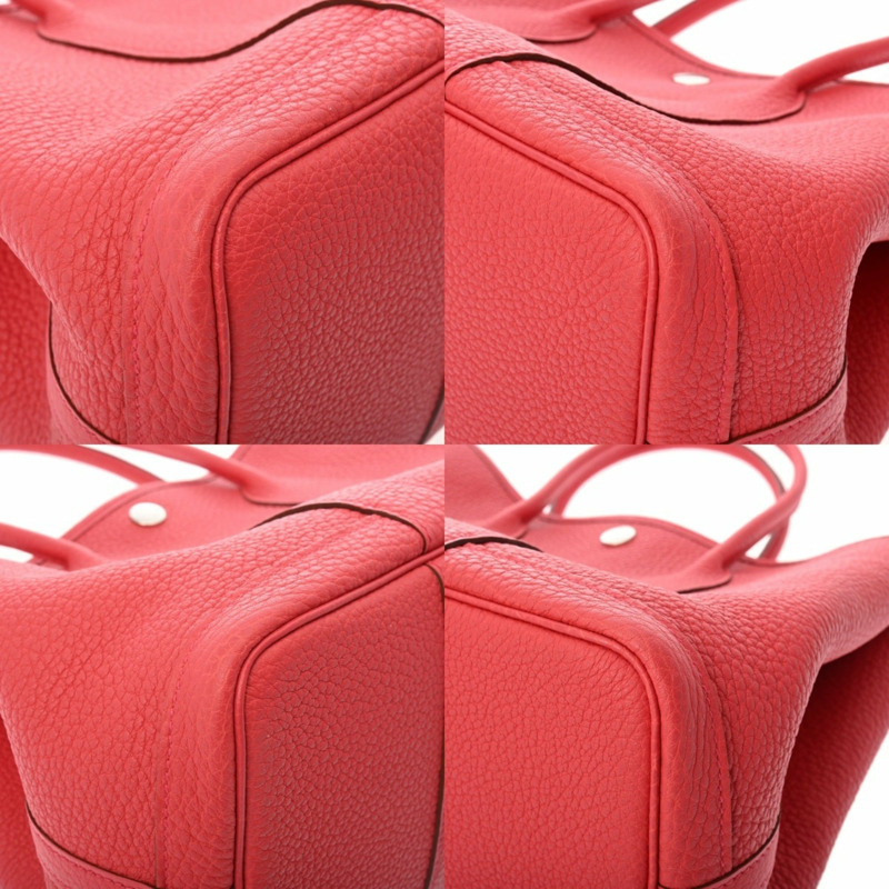 愛馬仕花園派對 PM 九重葛 T 字印記（約 2015 年）女士 Negonda 手提包 A 級二手 Ginzo-8