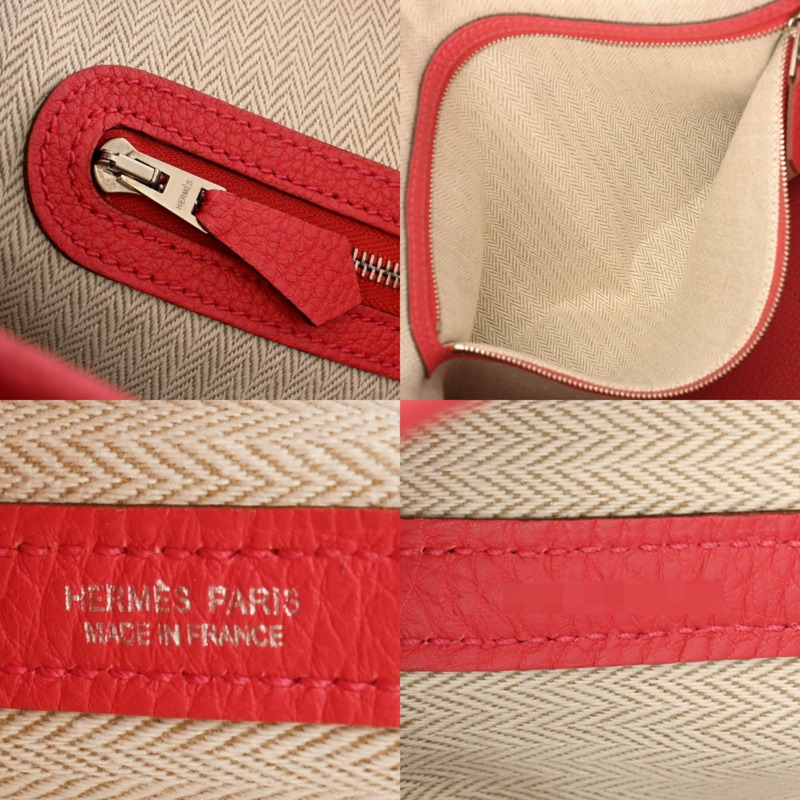 愛馬仕花園派對 PM 九重葛 T 字印記（約 2015 年）女士 Negonda 手提包 A 級二手 Ginzo-10