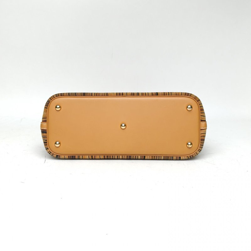 HERMES Bolide保齡球包31沙灘金羊切皮框D金扣肩背包-4