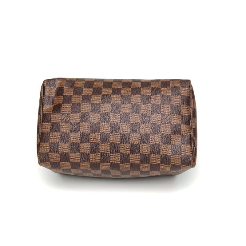 LOUIS VUITTON Speedy25無肩帶棕色棋盤格PVC2017-3