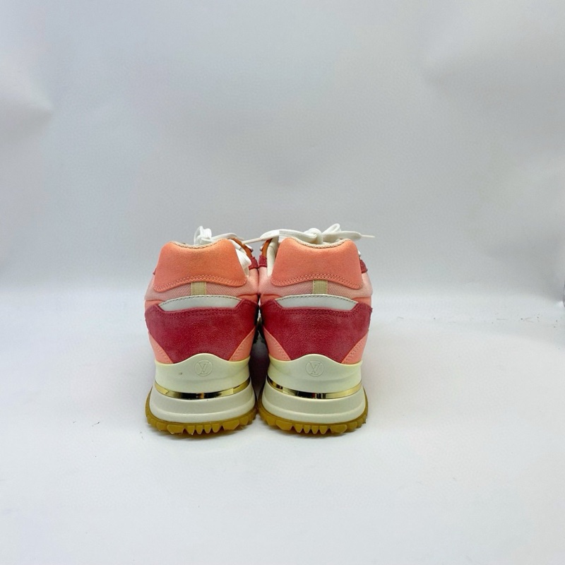 Louis Vuitton 路易威登 拼色粉色內增高運動鞋休閒鞋 37.5碼-3