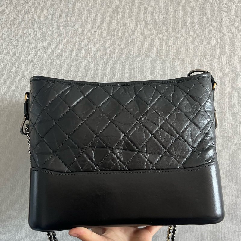 香奈兒/Chanel 黑金流浪中號鏈條肩背包-1