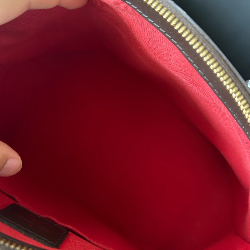 路易威登/Louis Vuitton 棕棋盤格手提包-8