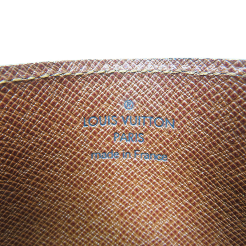 棕色 原花 PVC塗層帆布 卡片夾【LOUIS VUITTON LV 路易威登】 M61733-7