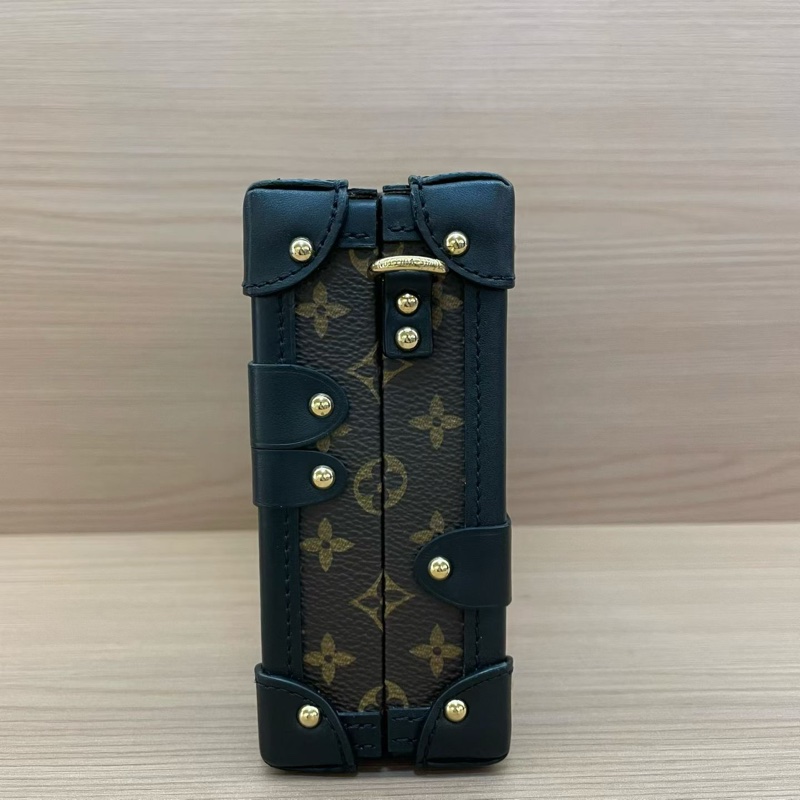 NO:C94 Louis Vuitton Petite 黑色老花硬盒子包 芯片款 尺寸底長20*高13*寬5.5 無附件-2