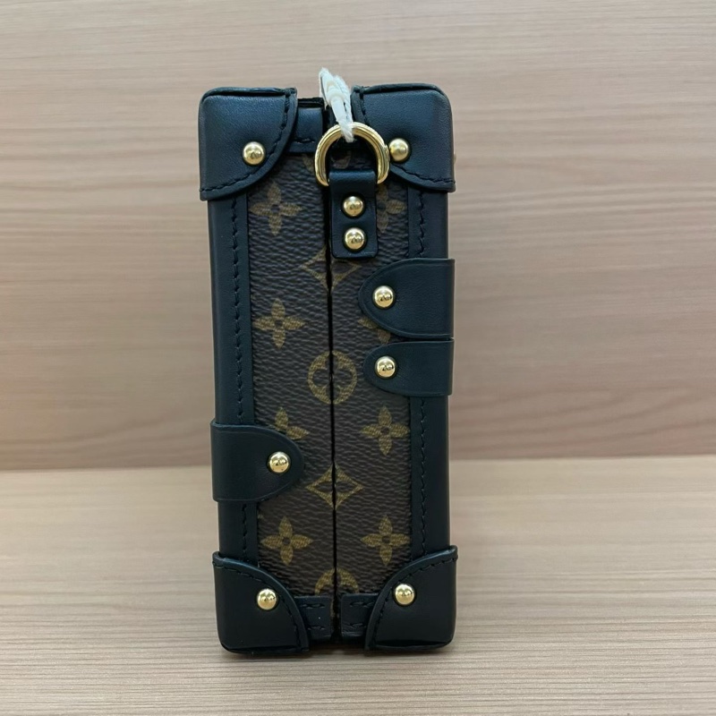 NO:C94 Louis Vuitton Petite 黑色老花硬盒子包 芯片款 尺寸底長20*高13*寬5.5 無附件-3