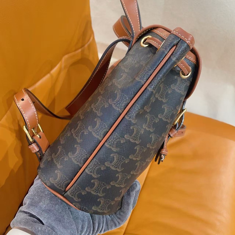 Celine老花凱旋門mini 雙肩背包-2