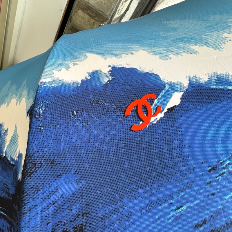 【赫蒂國際精品】Chanel 香奈兒Surf Line衝浪系列折疊傘 vintage-4