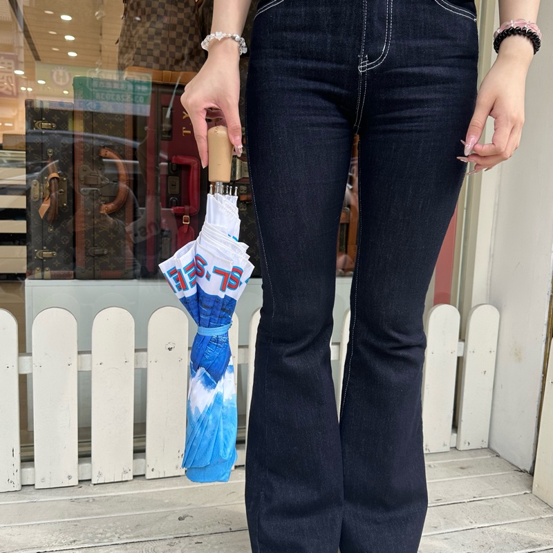 【赫蒂國際精品】Chanel 香奈兒Surf Line衝浪系列折疊傘 vintage-9