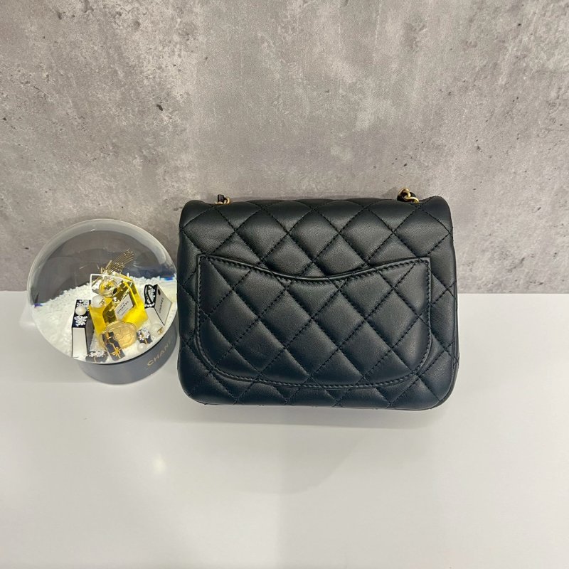 Chanel 金球方胖 硬底金片款-1