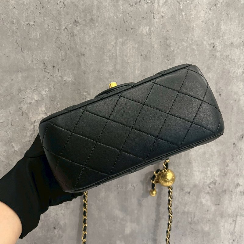 Chanel 金球方胖 硬底金片款-2