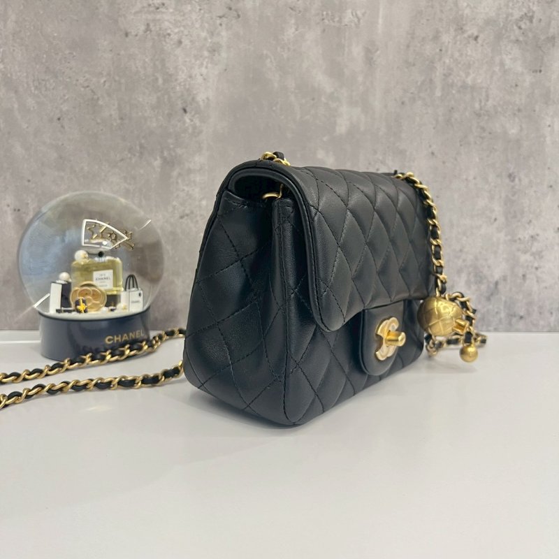 Chanel 金球方胖 硬底金片款-3