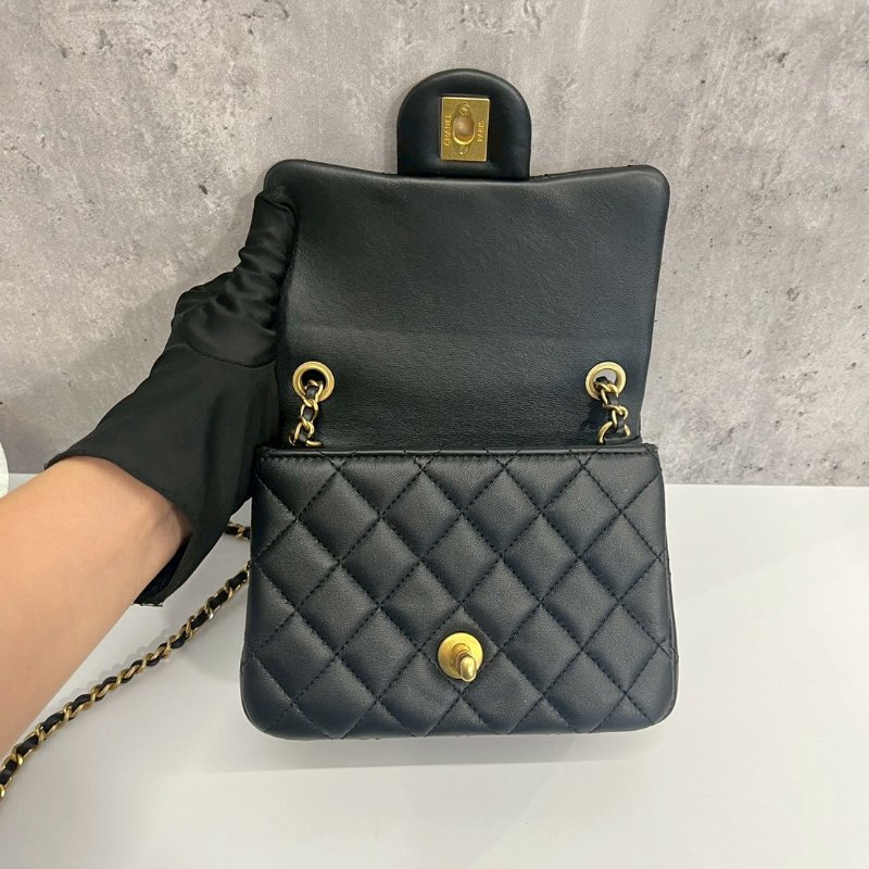 Chanel 金球方胖 硬底金片款-5