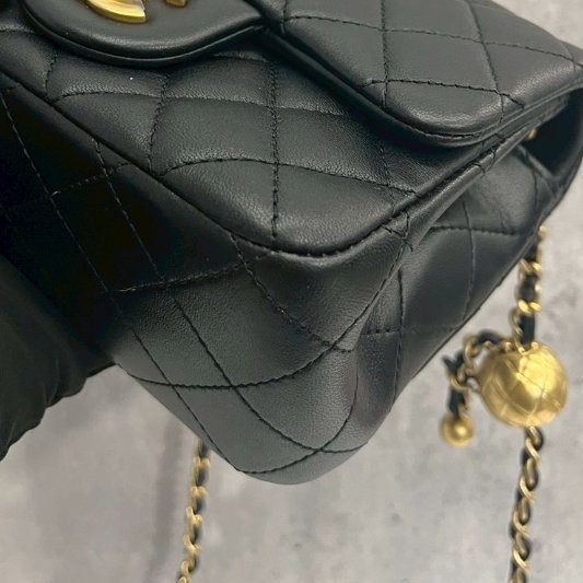 Chanel 金球方胖 硬底金片款-8