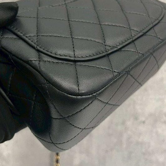 Chanel 金球方胖 硬底金片款-9