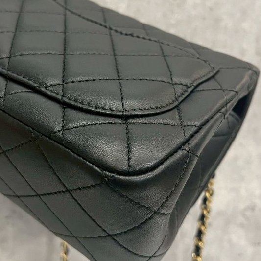 Chanel 金球方胖 硬底金片款-10